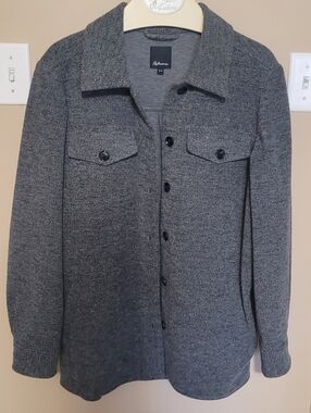 💜2 for $10💜 Bundle and save Gray Button-Up Jacket With Pockets